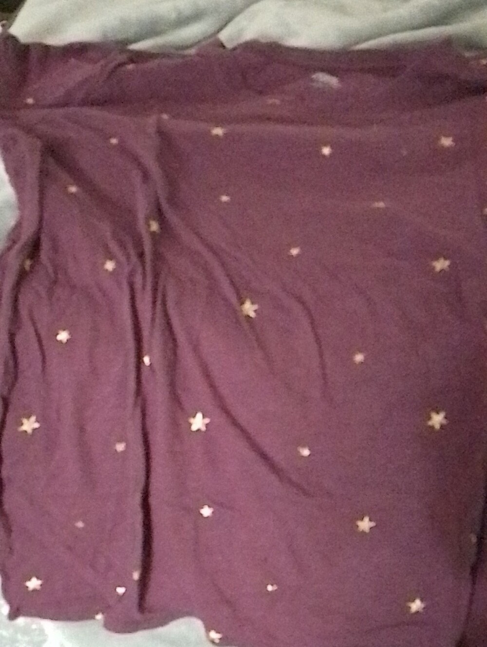 PINK Victoria's Secret Plum Starprint Pullover